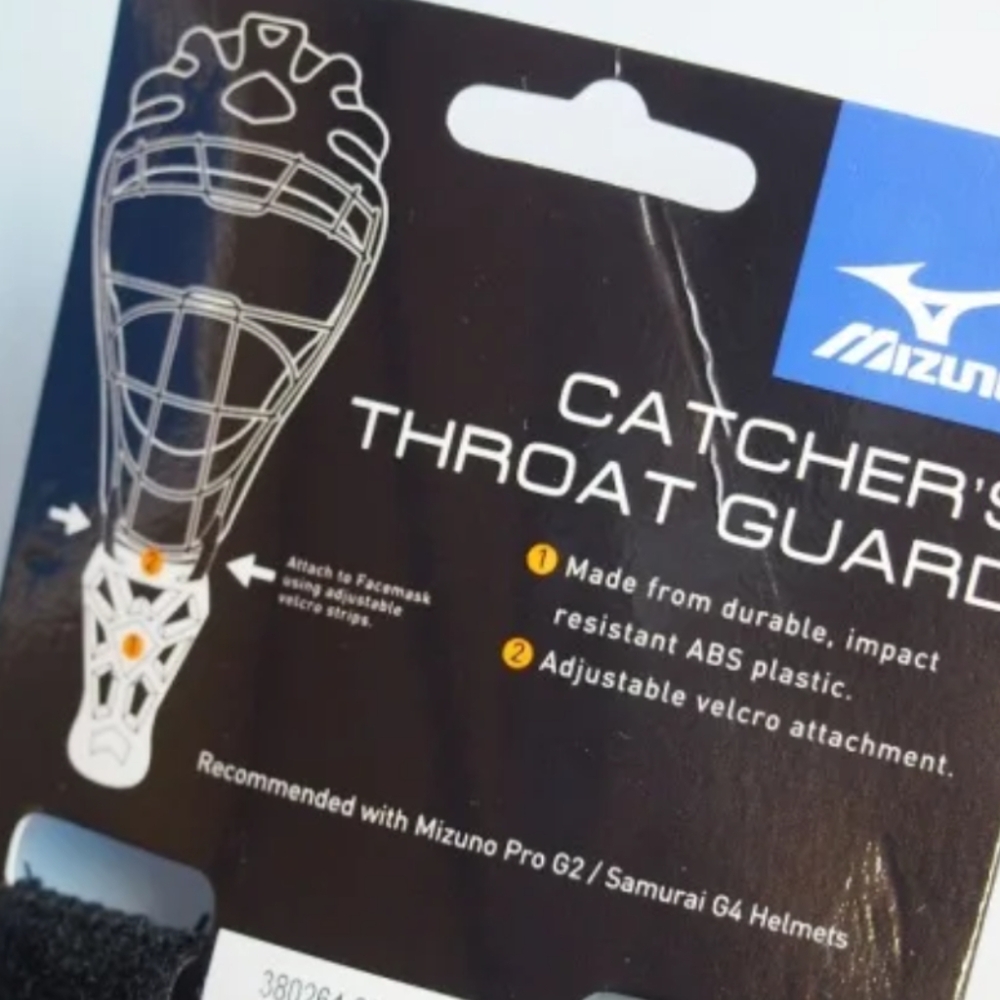 Mizuno Catcher's Helmet Throat Guard